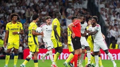 قناة ريال مدريد تهاجم التحكيم بعد طرد فينيسيوس