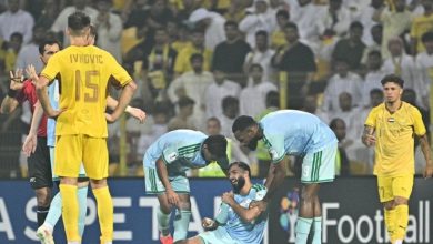 إصابة أبو الشامات تثير القلق بعد انتصار الأهلي الآسيوي